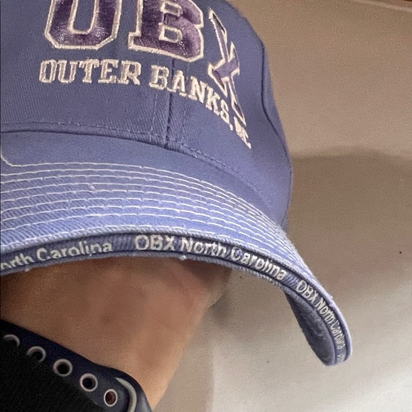 Blue Baseball Cap OBX NC in Purple and White - Picture 6 of 6